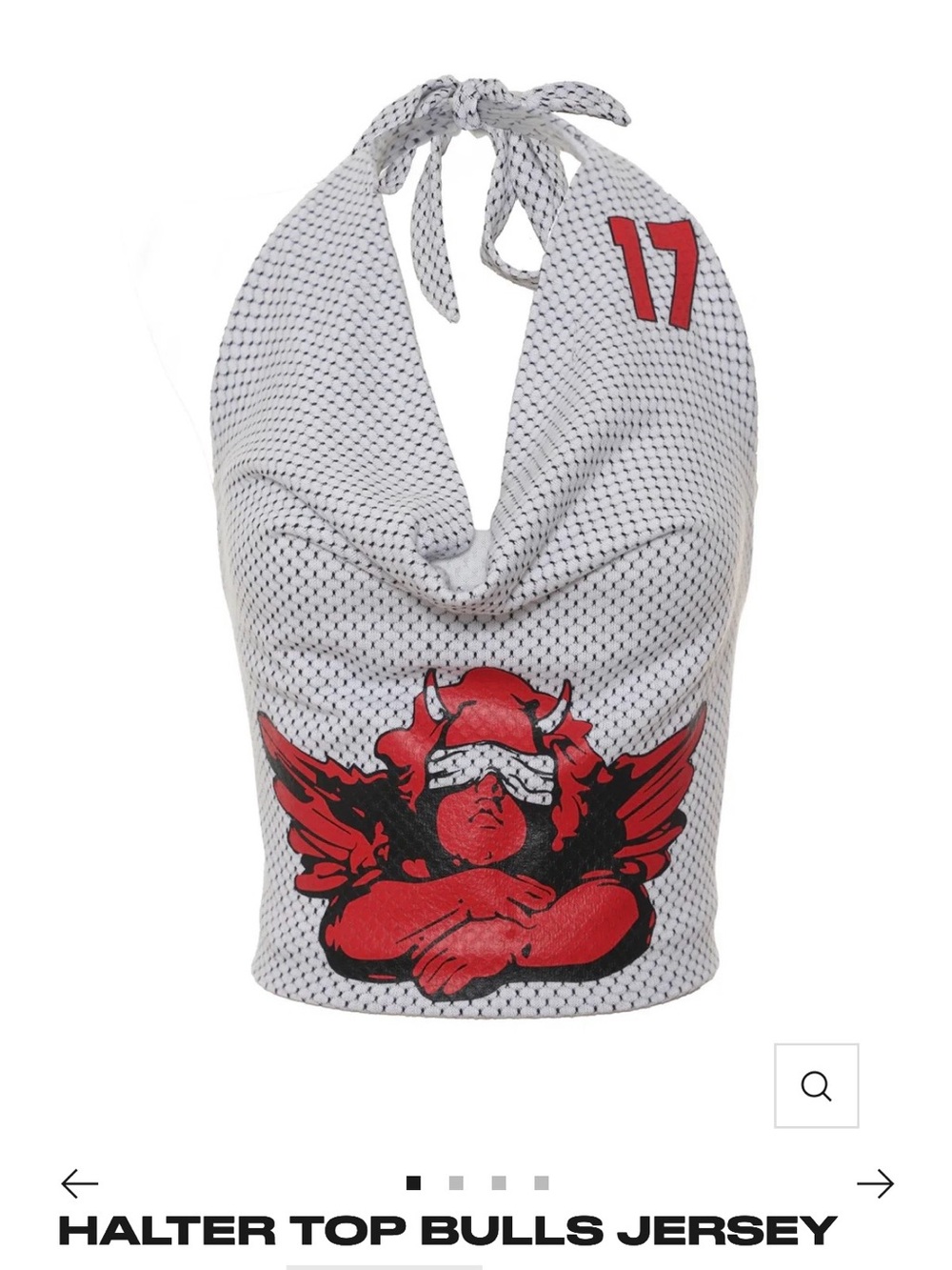 Boys Lie- Halter Top Bulls Jersey